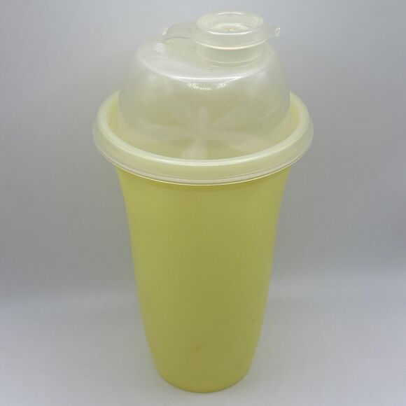 Tupperware Other - Vintage Tupperware Yellow Quick Shake 844 3 Piece Mixer Shaker